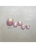 フットジェル・デザインA【オフ無料・ケア、フットバス付き】¥9900