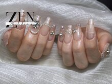 ゼン ネイル デザイン 池袋(ZEN NAIL DESIGN)/長さだしやり放題×つけ放題