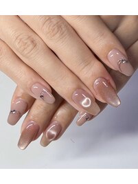 シルキーハートネイル×トレンド