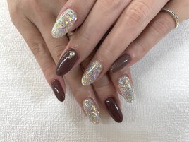 【小野】秋色シンプルネイル★