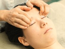 あお/【ヘッドマッサージ】眼精疲労に