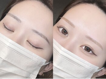 ノーヴェ 岡山駅前店(NOVE)の写真/素の自分をアップデート☆ナチュラルさを残しながら、眉カラーでトレンド感のある新しい印象へ♪