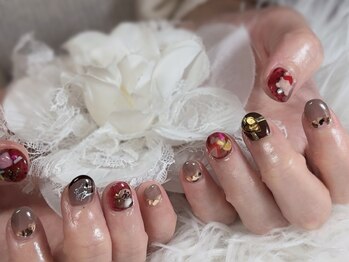 エムシーベル(m.c bell)/バレンタインチョコネイル☆