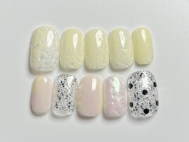 もこもこパステルネイル