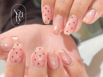 ユーティーネイル(Youty Nail)/ドット/ フレンチミラー