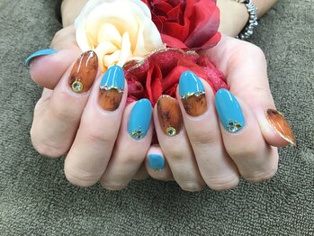 ネイルルーム 千美(room)/べっこうネイル