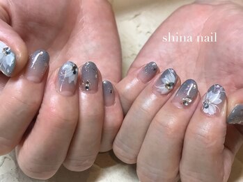 シナネイル 清澄白河店(SHINA NAIL)/フラワーネイル♪