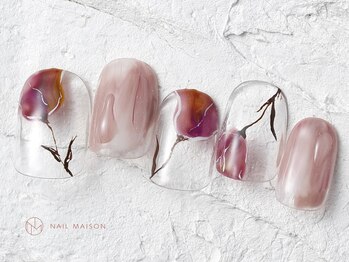 ネイルメゾン 池袋店(NAIL MAISON)/ニュアンスチューリップ￥10550