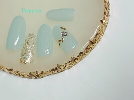 新作　流れるお花