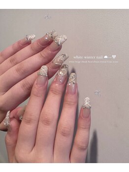 クリア(Clear)/winter nail