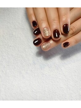 アンドナイン(&9)/ワンカラー+ラメワンカラー