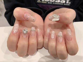 プラチナムドール 京橋店(PLATINUMDOLL)/デザインネイル ラメネイル/京橋