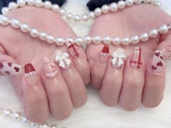 大垣ネイルの写真/【韓国×ちゅるん×ときめき】持ち込みOK◎SNSで人気の韓国・ワンホンnailが叶う☆イベント前にも♪