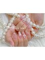 リッチ(Rich) グラデーションに立体リボンとクロスで華やかさをプラス♪
