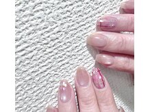 エムティーネイル(M.T nail)の雰囲気（桜ネイル）