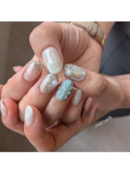 ミエル 溝の口店(miel)/レースネイル