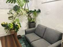 もみほぐし亭 今津留店の雰囲気（植物とアクアリウムでヒーリング）