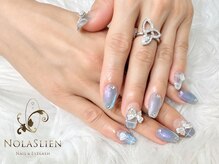 ノーラスリエン(Nolaslien)/マグネットチェックネイル