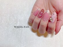 ホワイトネイル 武蔵小杉店(WHITE NAIL)/ハートマグ/持ち込み