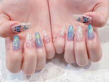 ラルネイル 大宮(Lull. nail)/＃蝶々＃オーロラフィルム　
