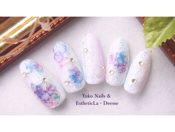 ユウコネイルズアンドエステティック ラ デェス(Yuko Nails & Esthetic La Deesse)/ゴールドコース （定額制）¥8000