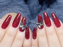 ウサギネイル 新大久保店(usagi nail)/蝶々ネイル
