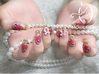 モアグラム 銀座店(More Glam)/チークマグネットネイル