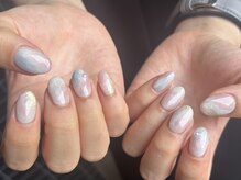 ひまりネイル(ひまりnail)/淡色ニュアンスネイル