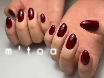 ムートア(m'toa)/ワインレッド/フィルイン