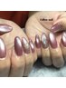 【2 pieces of art】Super glossy gel with simple designs◆105mins¥11,000