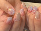 春ニュアンスネイル