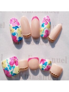 ザ ビューティサロン レン(The Beauty Salon Ren)/花柄ネイル