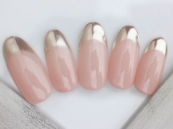 ネイルサロン あかねいろ/秋冬 シンプルミラー