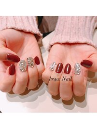 ボルドー×埋め尽くし
