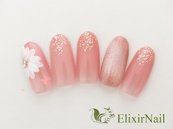 エリクサーネイル 心斎橋(Elixir Nail)/定額aシンプル/クーポン使用