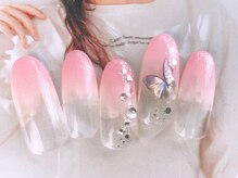 ネイルサロンフォーユー(for u)/蝶々ネイル¥5980