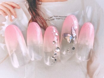 ネイルサロンフォーユー(for u)/蝶々ネイル¥5980