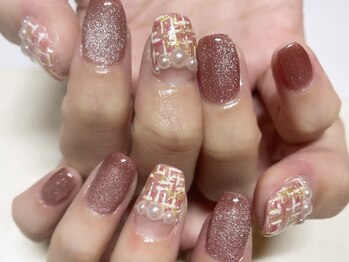 ツイードネイル