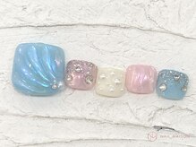 ネイルメゾン 池袋店(NAIL MAISON)/シェルミラーフット¥11000