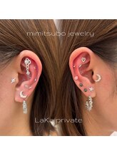 ラカプライベート(LaKa private)/耳ツボジュエリー