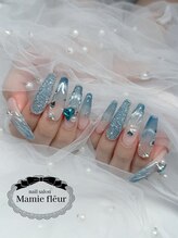 マミーフルール(Mamie fleur)/ブルーマグネットネイル