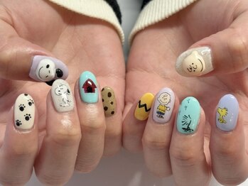 キャッツアイトーキョー 西荻窪店/スヌーピーネイル