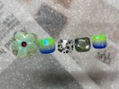 ネオン3Dお花フットネイル