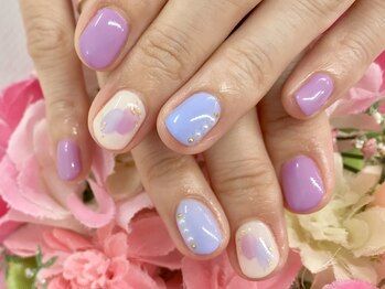 ディーネイル 京橋(D-nail)/立和名/パステル塗りかけネイル
