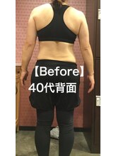 24ダイヤモンドジム(24 DIAMOND GYM)/【Before】40代お客様背面