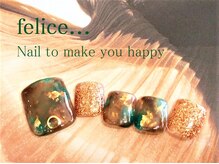 ネイルサロン フェリーチェ 東川口店(Felice)/【定額フットネイル】￥8500