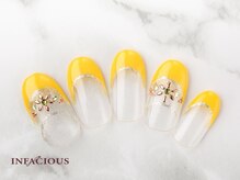 インフェイシャス 大丸福岡天神店/夏らしいイエローネイル★ 