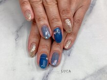 ネイルアトリエルカ(nail atelier LUCA)/M-319 シアーカラー梅雨ネイル