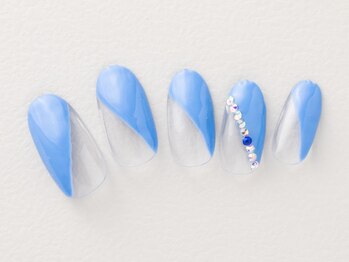 ティアリーネイル コレットマーレ店(Tiary Nail)/斜めフレンチ☆