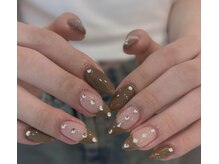 アモールビューティー 新宿店(Amor Beauty)/チップ長さだしシンプルdesign